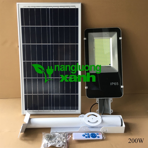 200w 1 - Đèn đường Năng lượng mặt trời bàn chải 200W