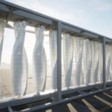 Hàng rào turbine gió xoắn công suất 2.200 kW điện/năm