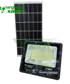 Đèn pha Năng lượng mặt trời 400W, chip led SMD5054, tấm solar Mono hiệu suất cao