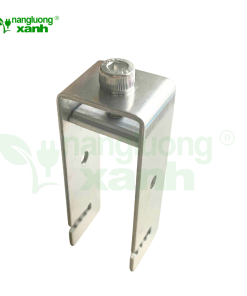 Kẹp U dưới pin năng lượng mặt trời U36 loại INOX 430 siêu bền