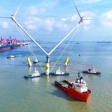 Giàn turbine gió mạnh nhất thế giới chống chọi thành công bão Yagi