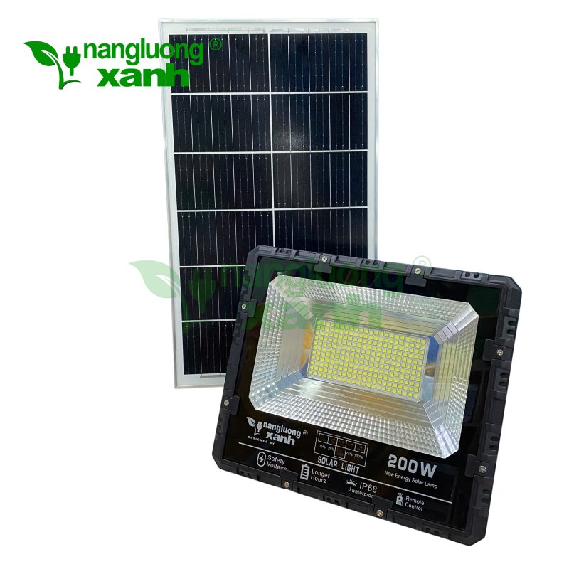 Đèn pha năng lượng mặt trời 200W