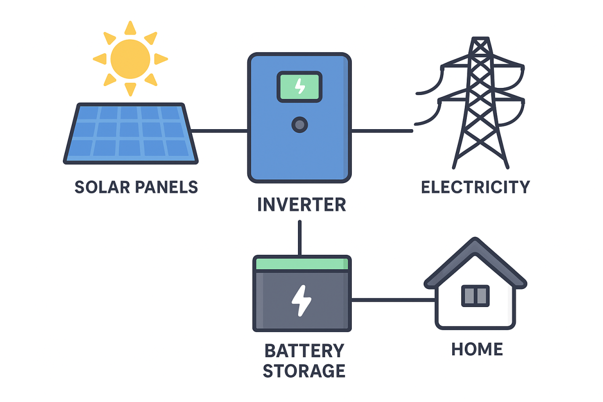Năng lượng xanh – Điện mặt trời, điện gió