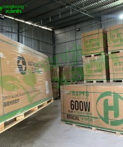 Tấm pin năng lượng mặt trời RAPID 600W N-Type Double Glass - Năng lượng xanh
