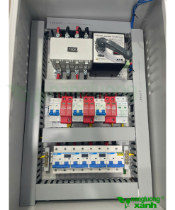 Combo Tủ Điện Hybrid Lưu Trữ 5KW - 6KW - 8KW - 10KW - 12KW Lắp Sẵn 3 String Có Chống Sét DC