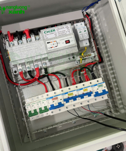 Combo Tủ Điện Hybrid Lưu Trữ 5KW - 6KW - 8KW - 10KW - 12KW Lắp Sẵn 2 String Hoàn Chỉnh