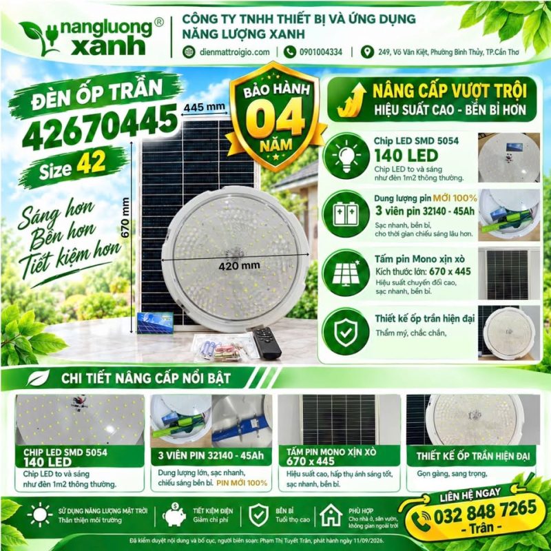 Đèn ốp trần