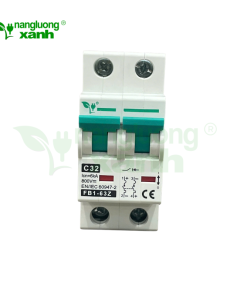 MCB DC NLX Logo Chiếc Lá 2P 32A 800VDC – Icu 6kA